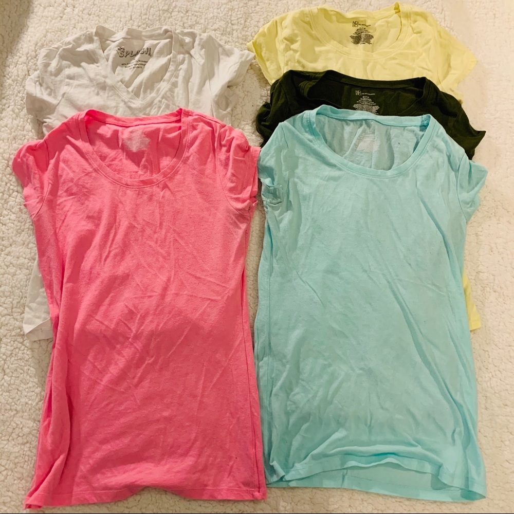 Bundle/lot of 5 t-shirts